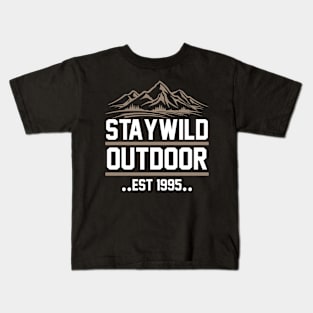 Staywild Outdoor Est 1995  T Shirt For Women Men Kids T-Shirt